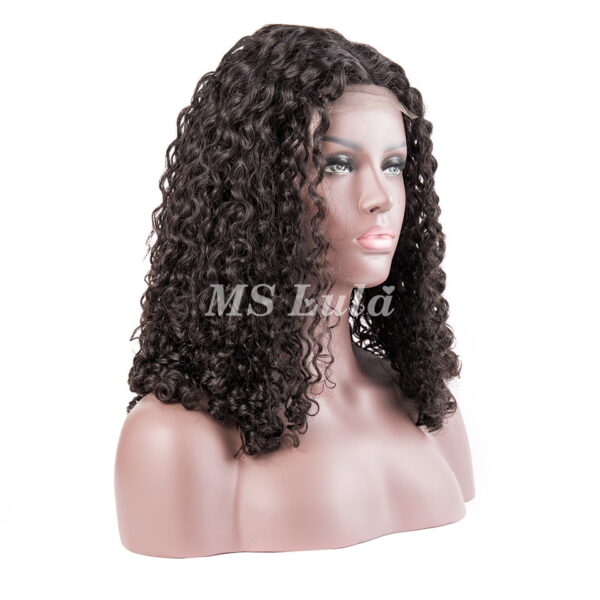 Natural Wave Lace Closure Wig Made By Bundles With Closure 250% Density - Image 2